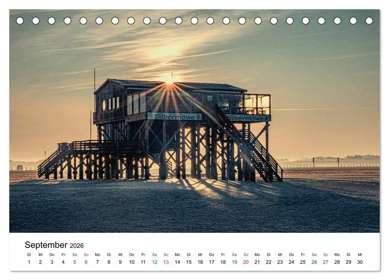 Bild: 9783457718179 | Lichtstimmungen in Sankt Peter-Ording (Tischkalender 2026 DIN A5...