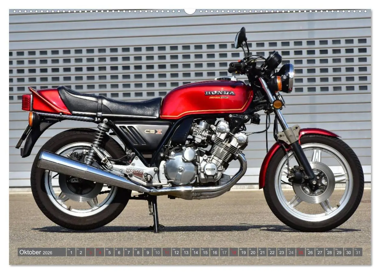 Bild: 9783516048179 | Honda CBX 1000 (Wandkalender 2026 DIN A2 quer), CALVENDO...