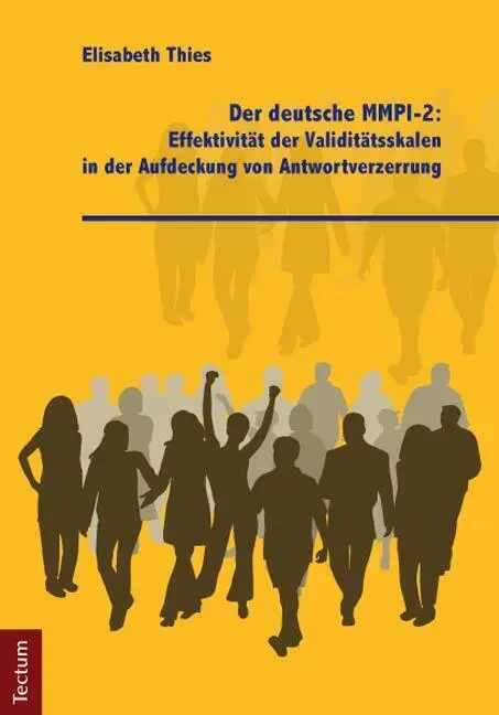 Cover: 9783828828179 | Der deutsche MMPI-2: Effektivität der Validitätsskalen in der...