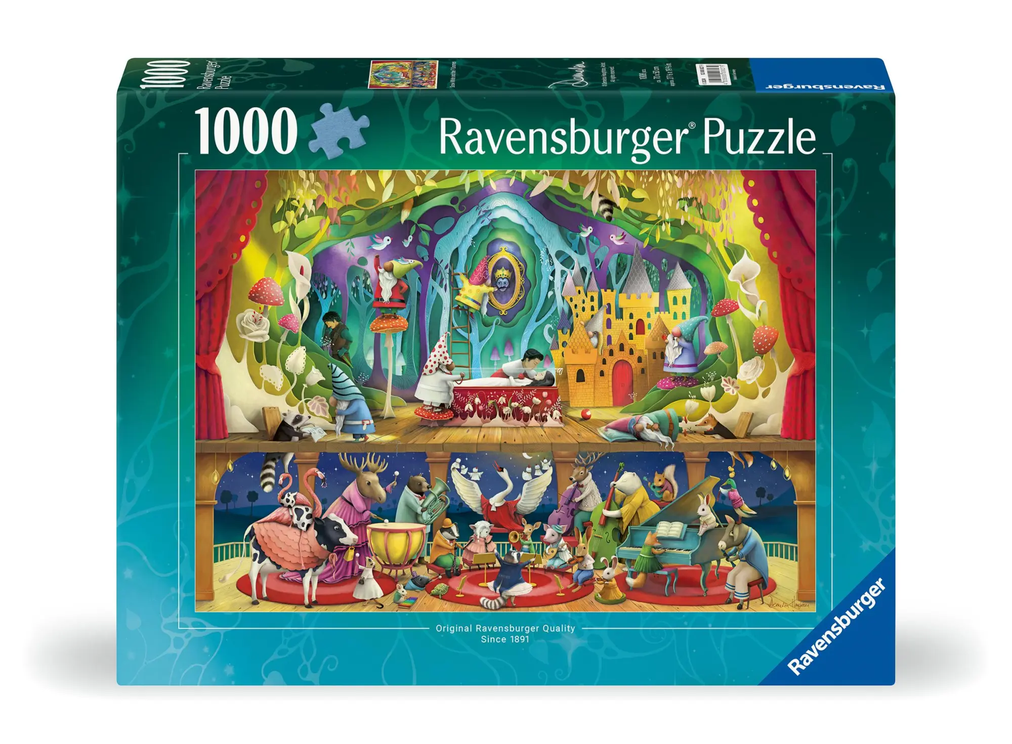 Cover: 4005555008279 | Erwachsenenpuzzle 1000 Teile - Schneewittchen und die sieben Zwerge