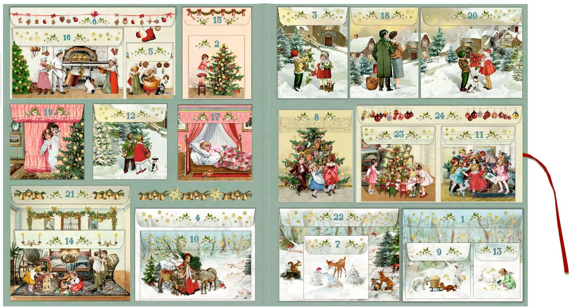 Bild: 4050003958279 | Coffee-Table-Adventskalender - Nostalgische Weihnachtszeit | Behr