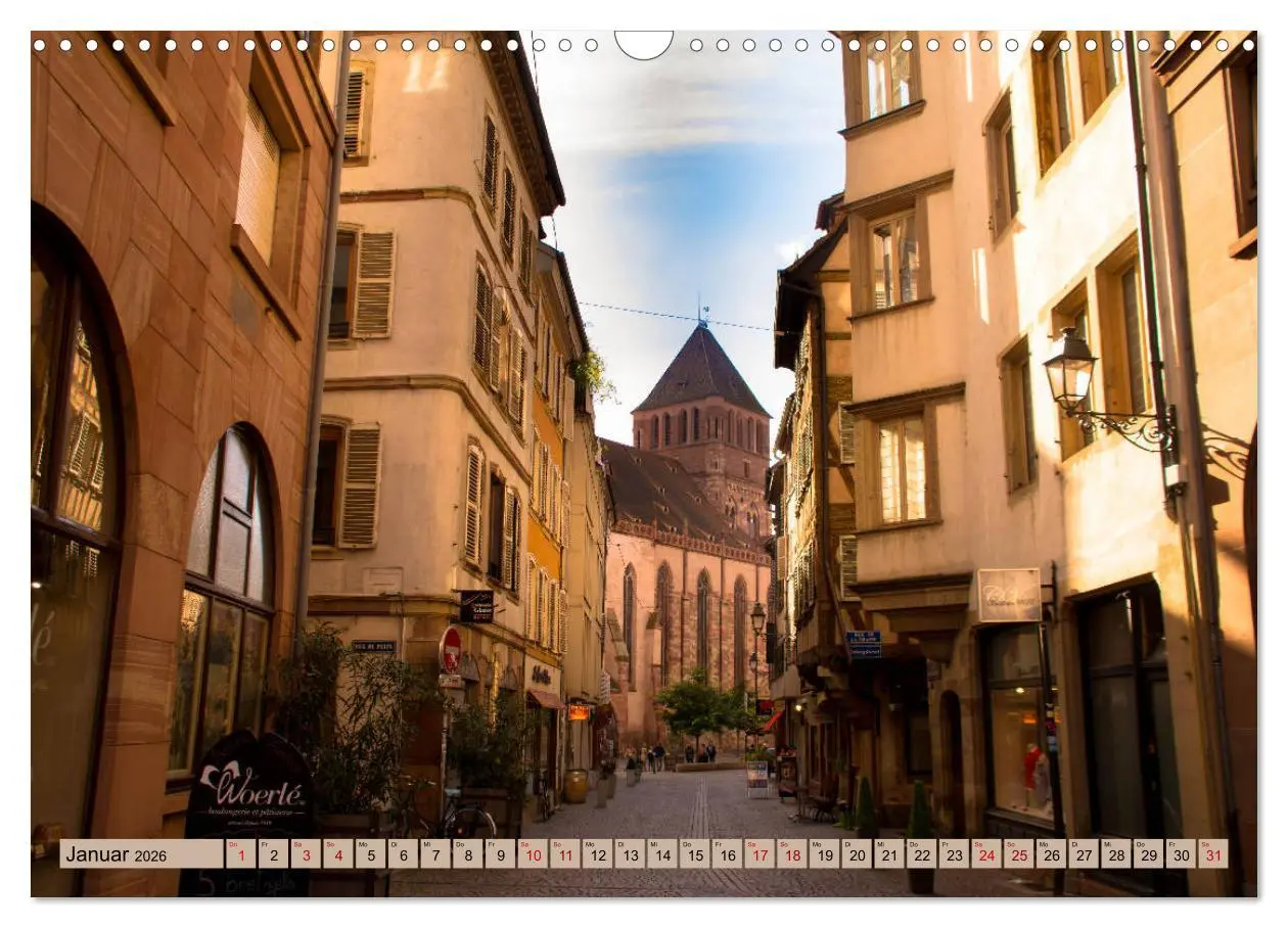Bild: 9783457878279 | Zauberhaftes Straßburg (Wandkalender 2026 DIN A3 quer), CALVENDO...