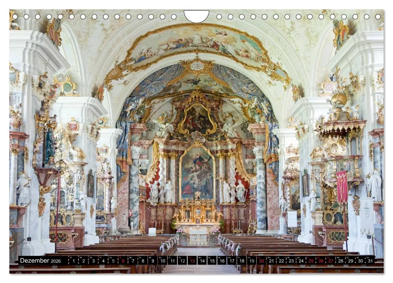 Bild: 9783516038279 | Gotteshäuser und Kathedralen (Wandkalender 2026 DIN A4 quer),...