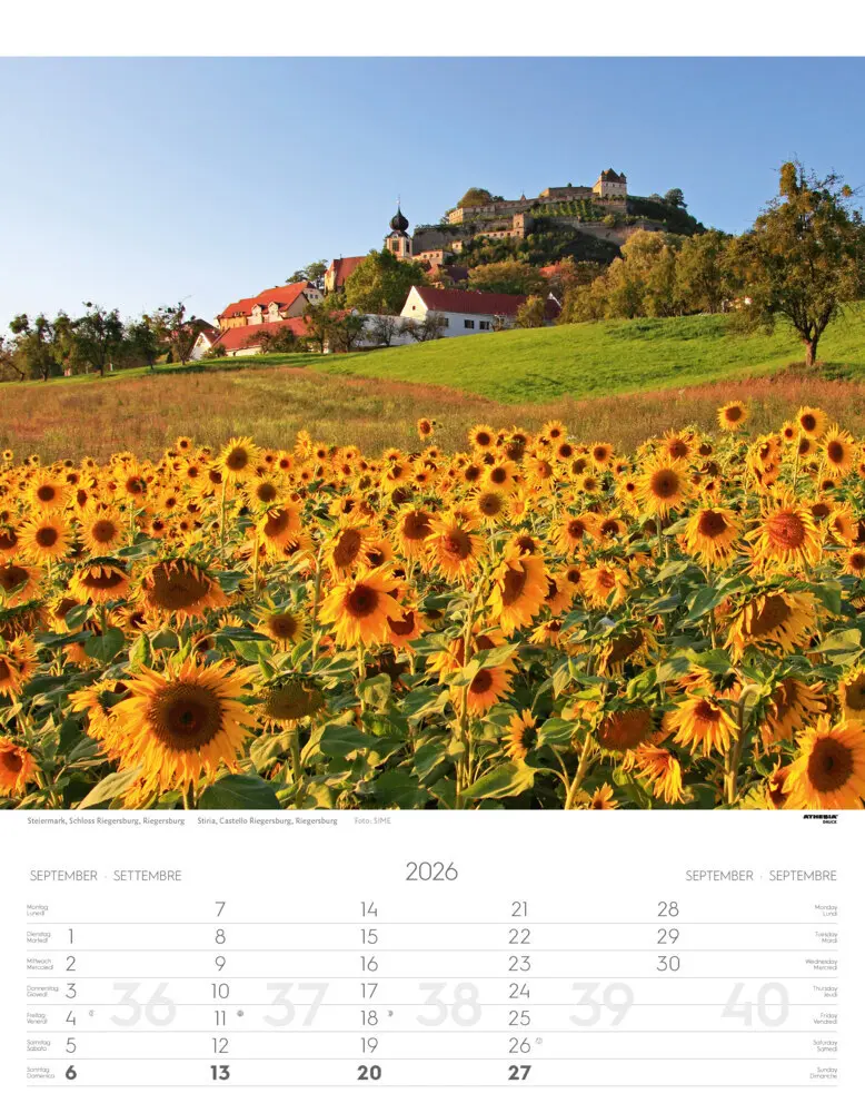 Bild: 9788868398279 | Österreich Kalender 2026 | Austria | Athesia-Tappeiner Verlag | 14 S.