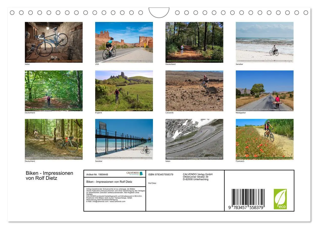 Bild: 9783457558379 | Biken - Impressionen von Rolf Dietz (Wandkalender 2026 DIN A4...