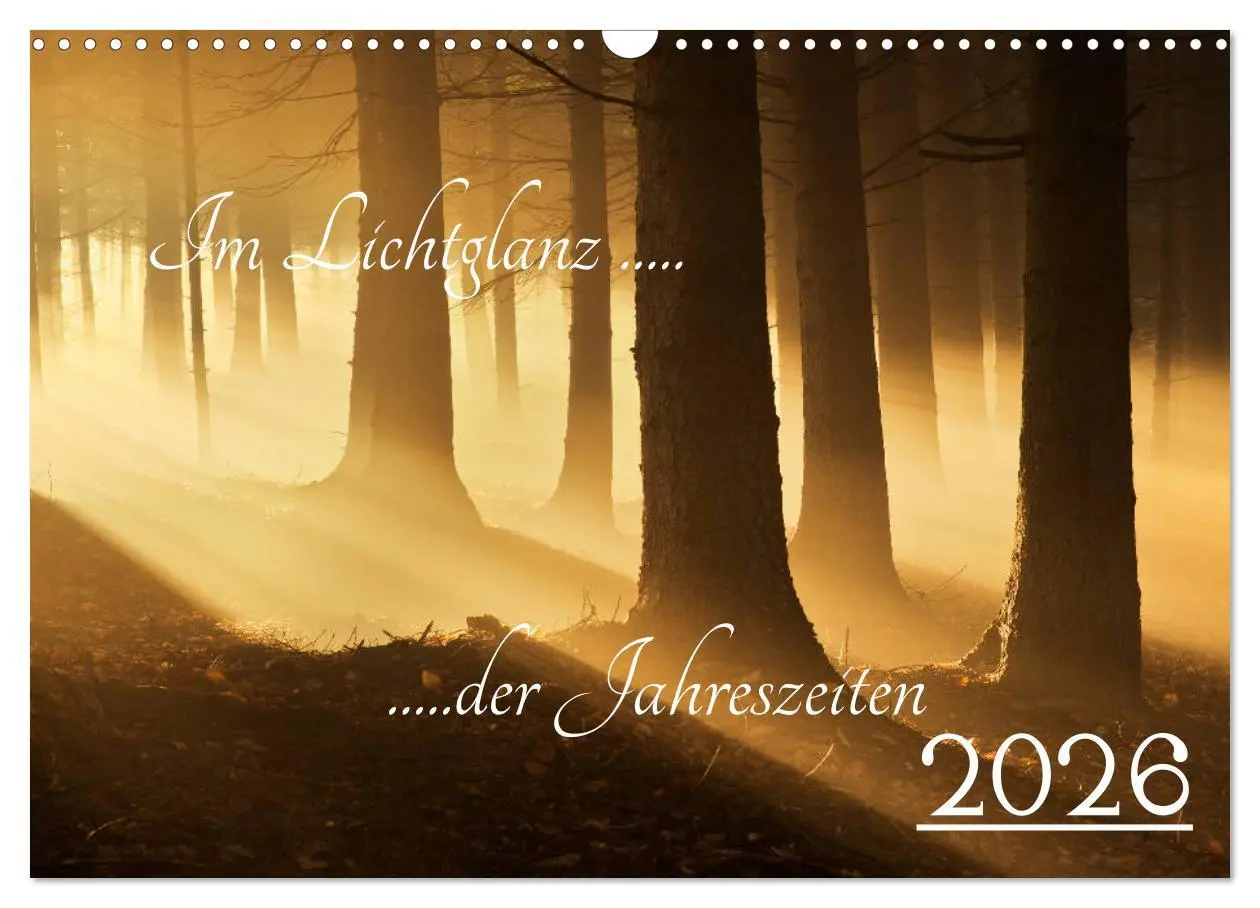 Cover: 9783457868379 | Im Lichtglanz der Jahreszeiten (Wandkalender 2026 DIN A3 quer),...