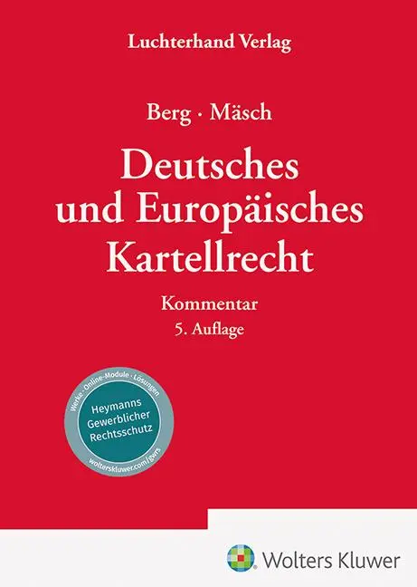 Cover: 9783472098379 | Deutsches und Europäisches Kartellrecht - Kommentar | Kommentar | Buch