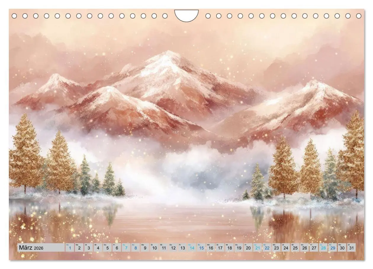 Bild: 9783516648379 | Farbige Bergwelten (Wandkalender 2026 DIN A4 quer), CALVENDO...