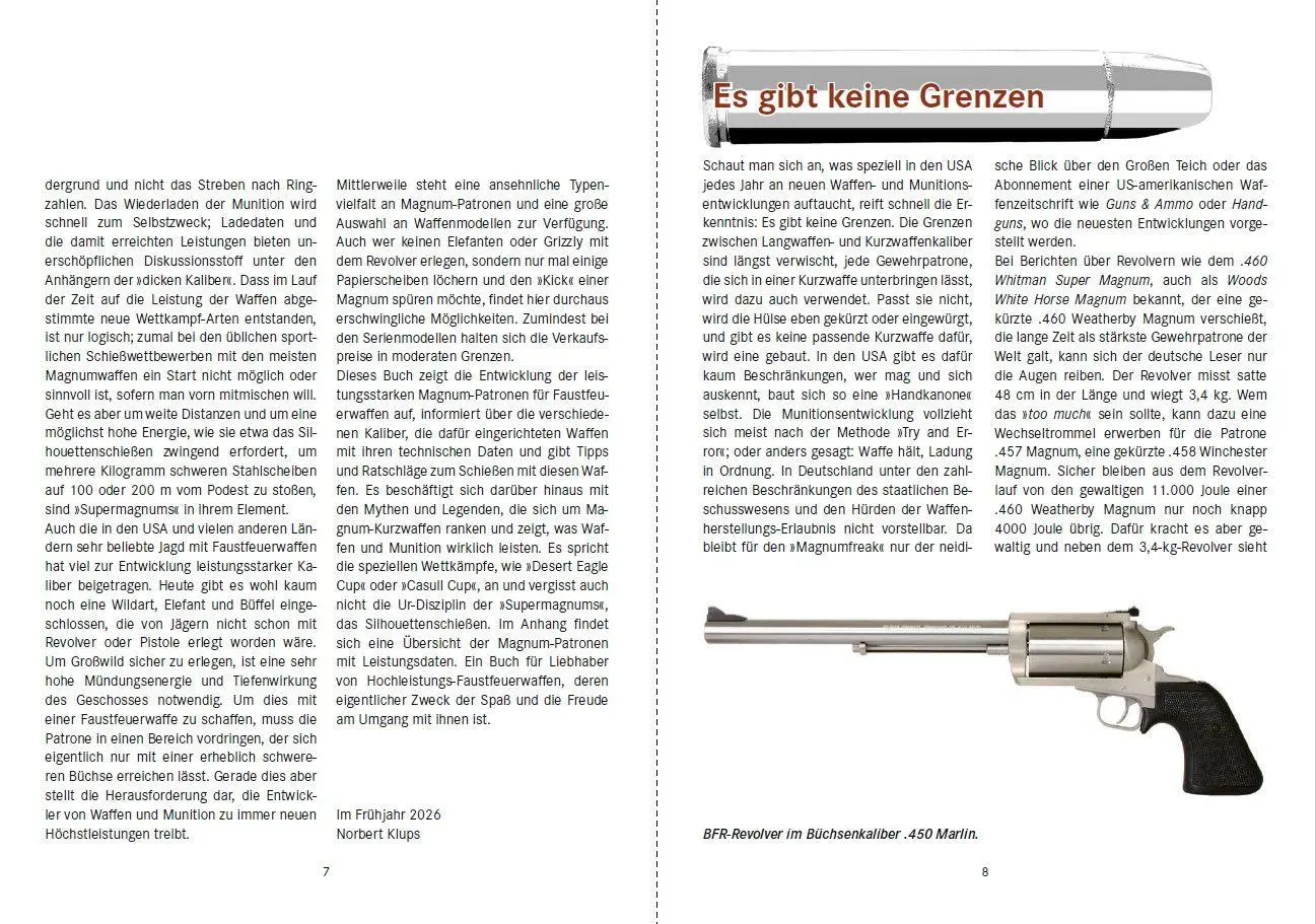 Bild: 9783613048379 | Magnum | Pistolen - Revolver - Patronen - Disziplinen | Norbert Klups