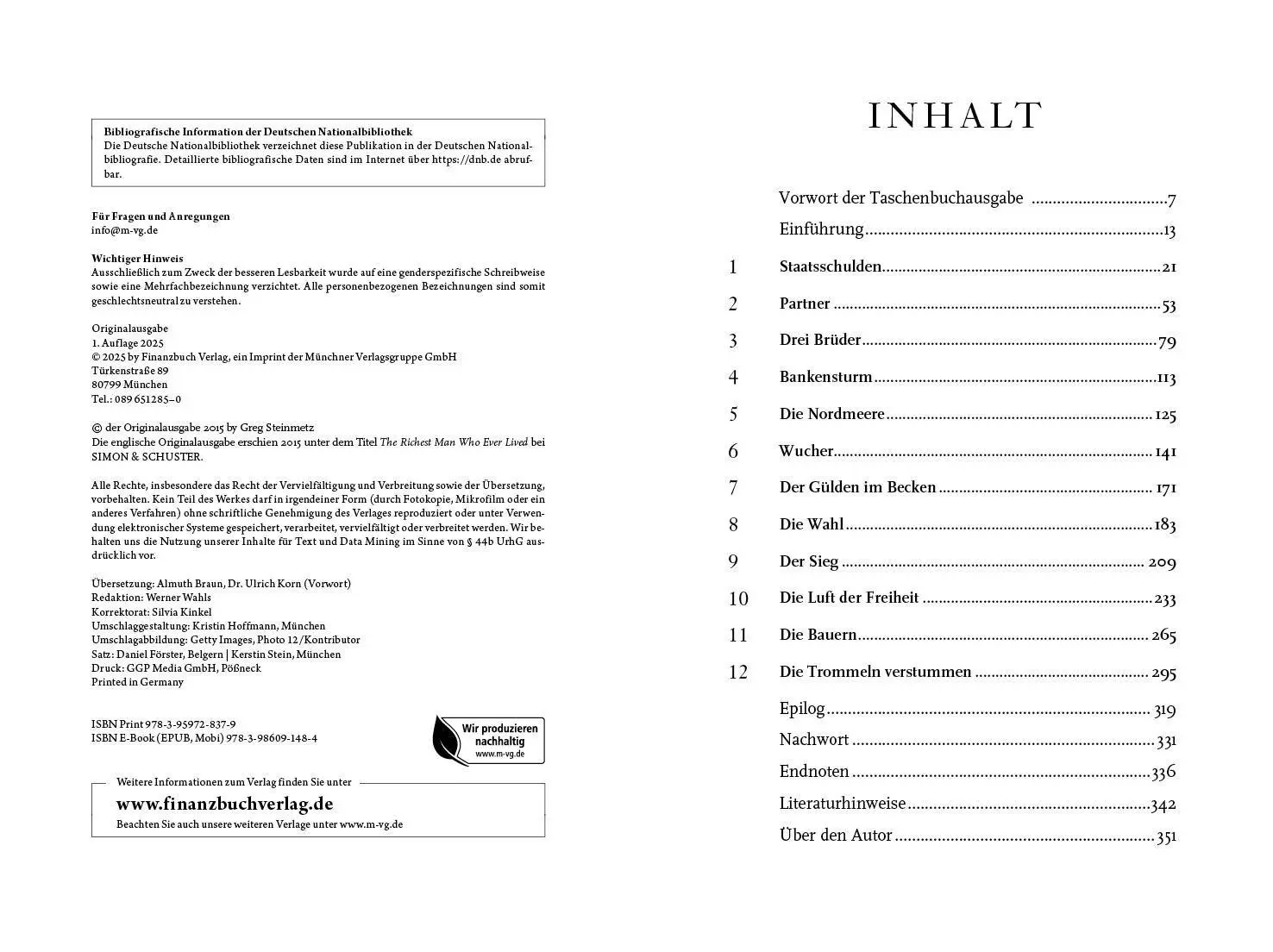 Bild: 9783959728379 | Der reichste Mann der Weltgeschichte | Greg Steinmetz | Taschenbuch