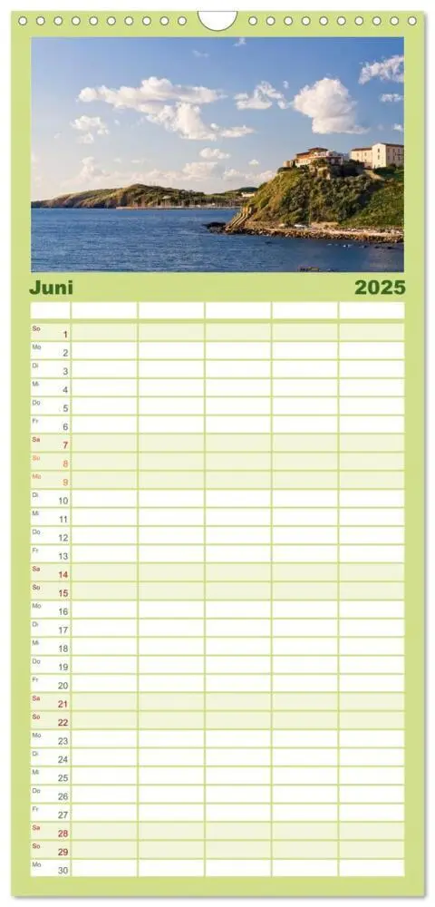 Bild: 9783457098479 | Familienplaner 2025 - Toskana. Livorno - Volterra - Piombino mit 5...