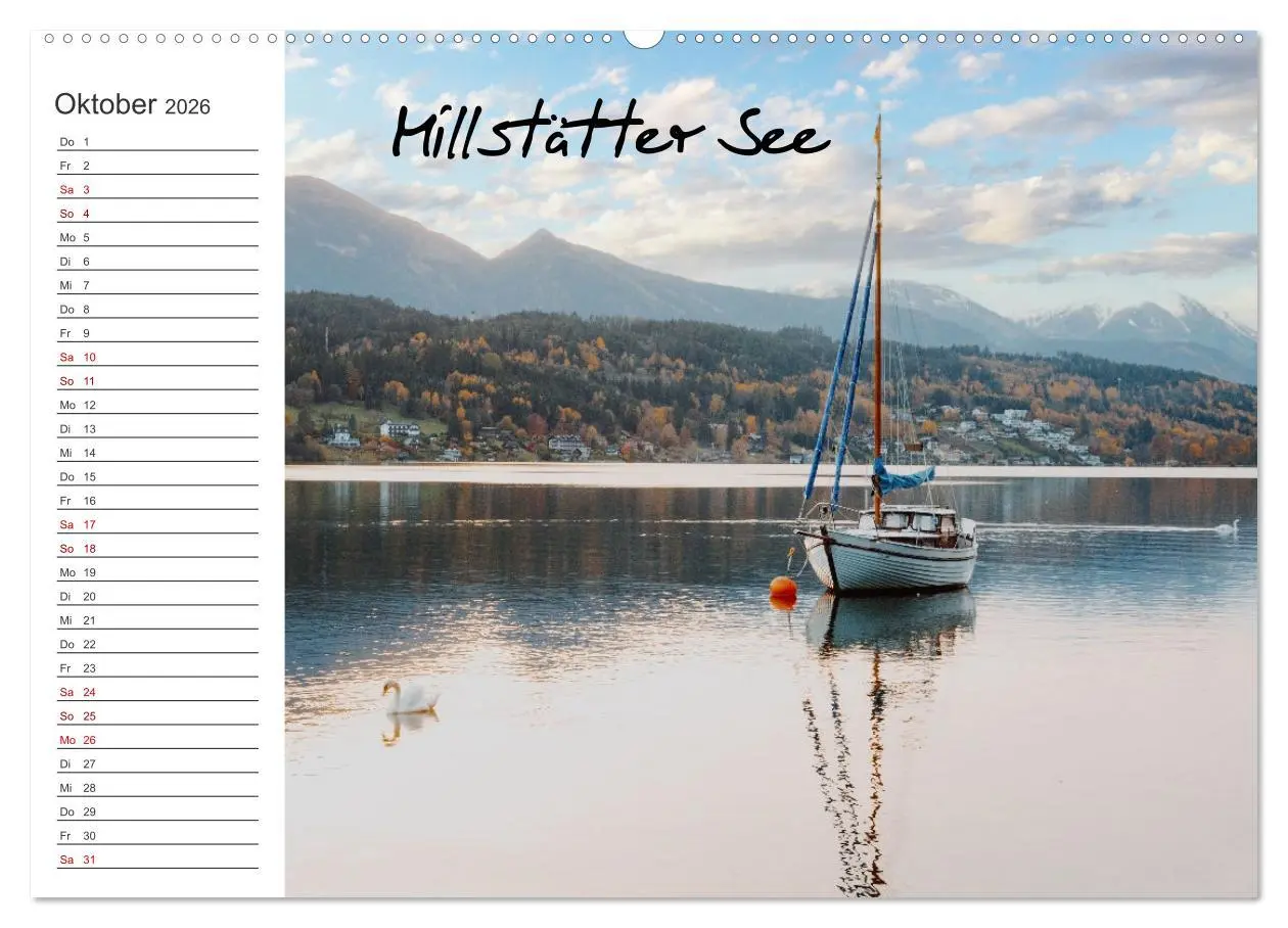 Bild: 9783457618479 | Wunderschönes Kärnten. Landschaft und Seen. (Wandkalender 2026 DIN...