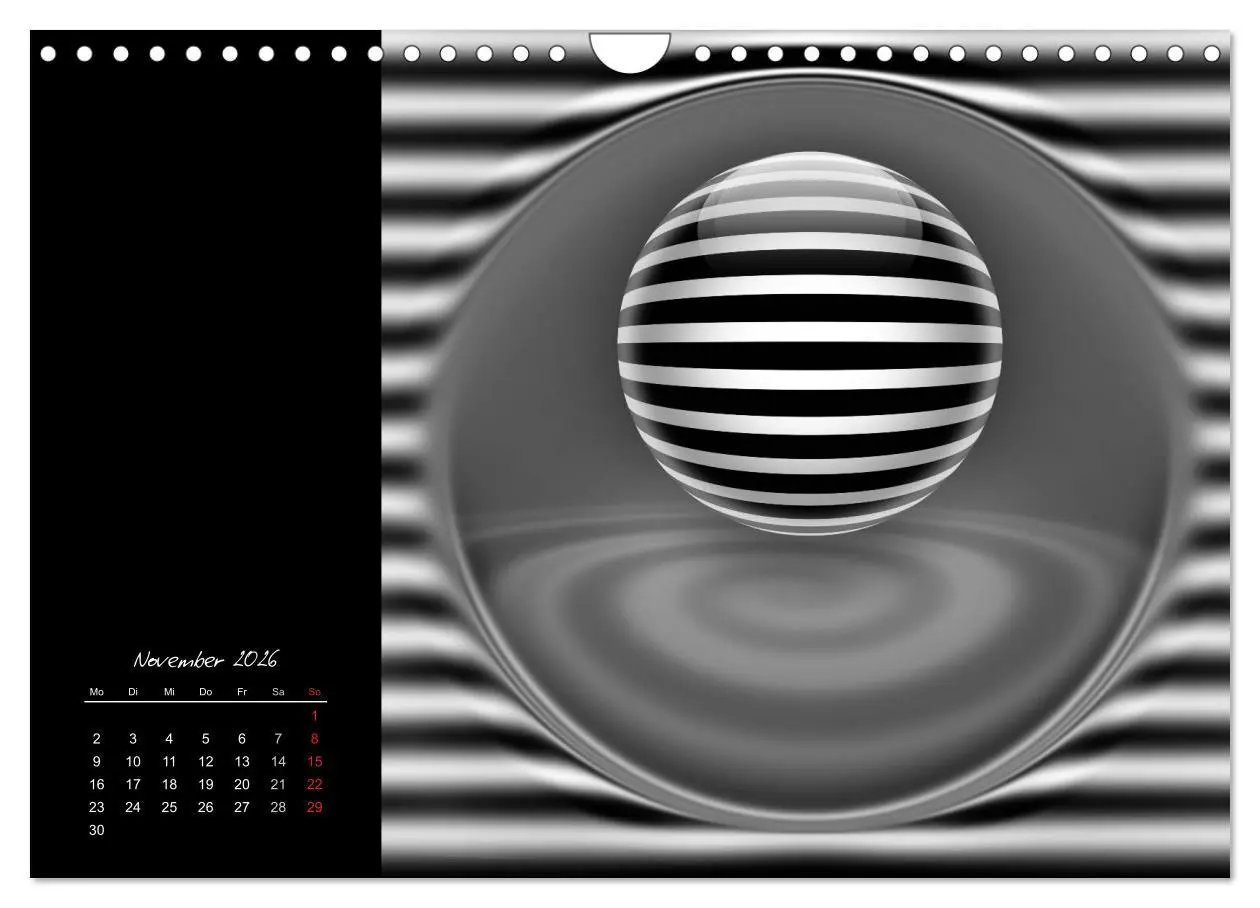 Bild: 9783516188479 | Optische Kunst im Quadrat (Wandkalender 2026 DIN A4 quer), CALVENDO...