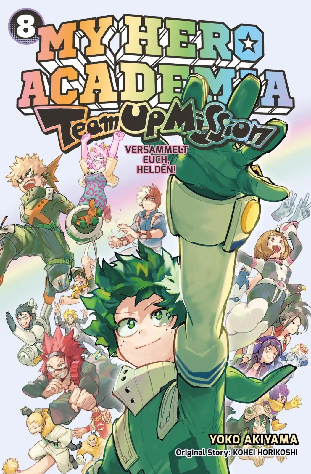 Cover: 9783551808479 | My Hero Academia - Team Up Mission 8 | Kohei Horikoshi (u. a.) | Buch