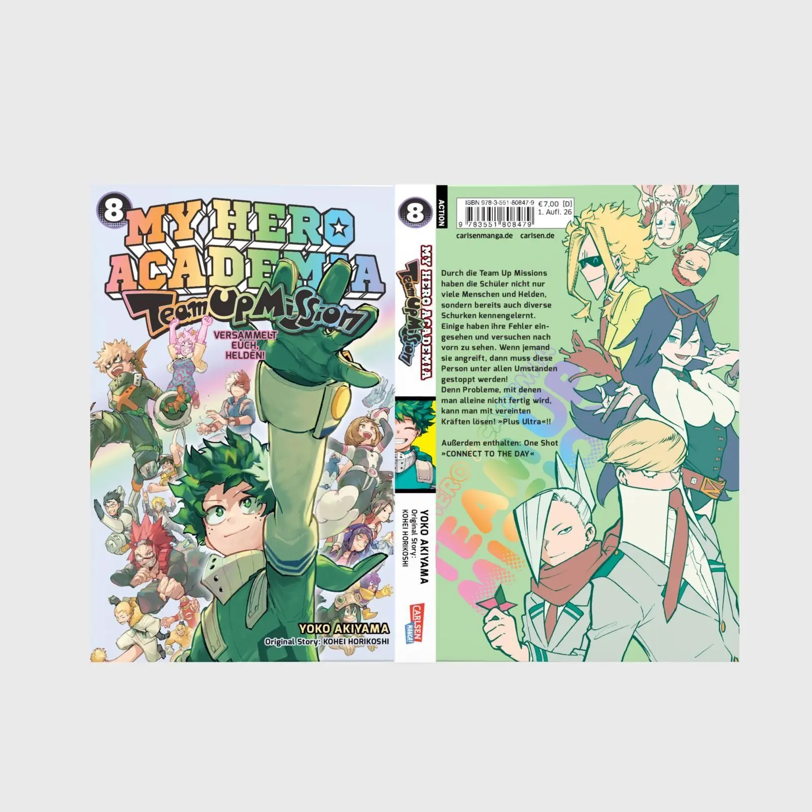 Bild: 9783551808479 | My Hero Academia - Team Up Mission 8 | Kohei Horikoshi (u. a.) | Buch