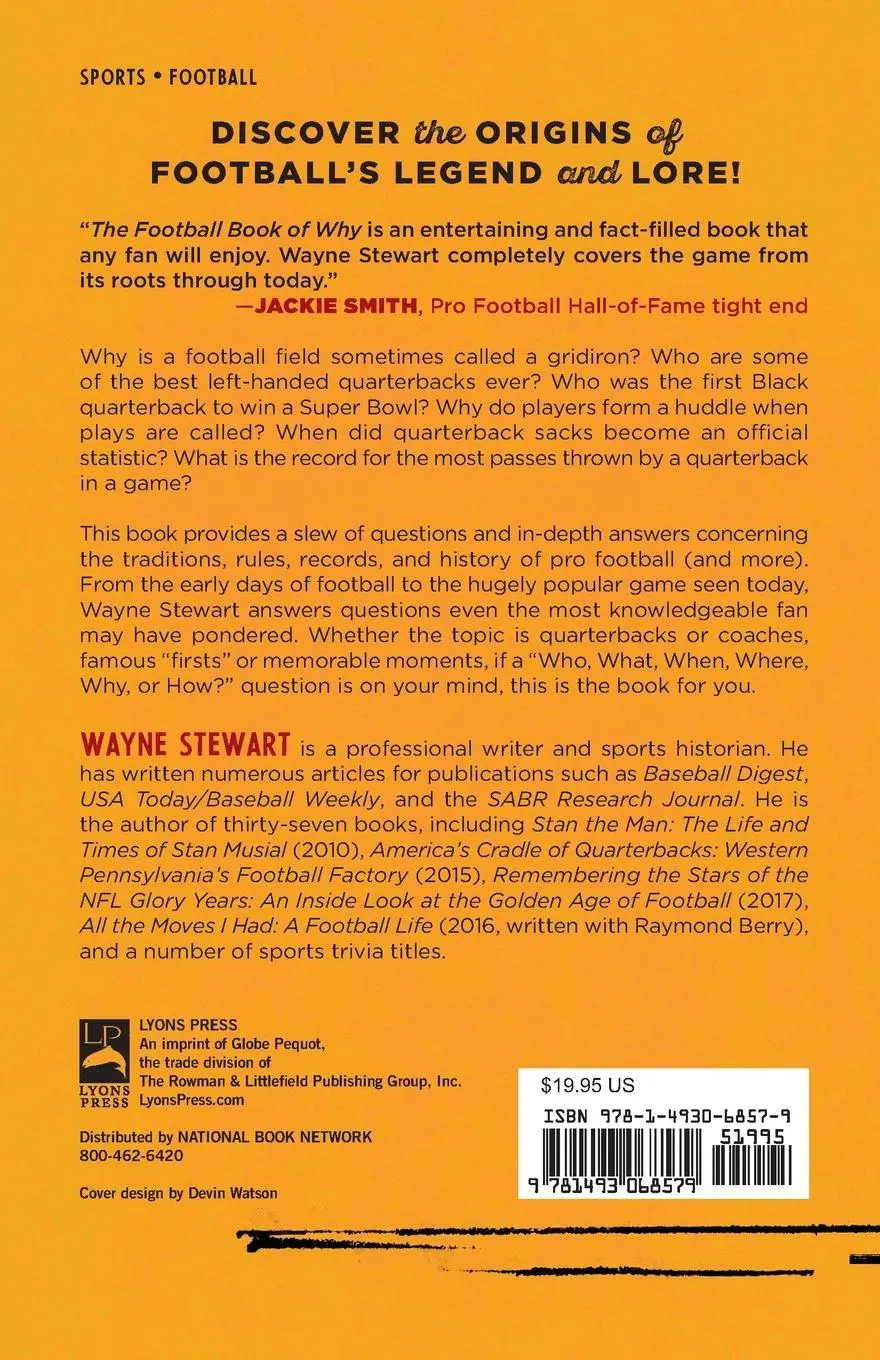 Rückseite: 9781493068579 | The Football Book of Why (and Who, What, When, Where, and How) | Buch