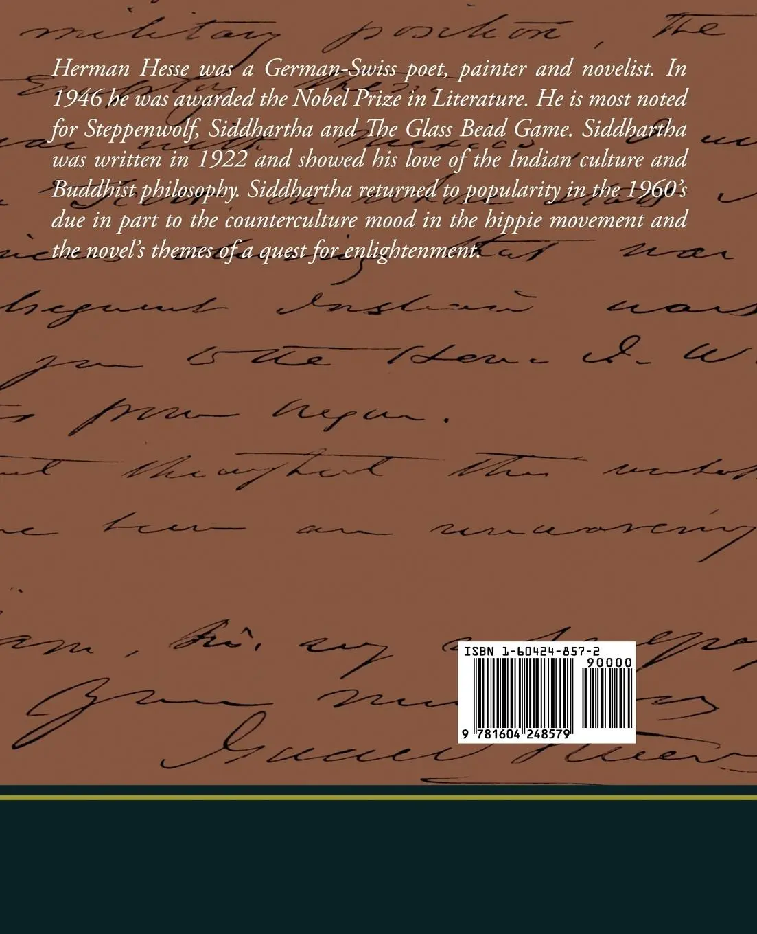 Rückseite: 9781604248579 | Siddhartha | Hesse Herman Hesse (u. a.) | Taschenbuch | Englisch