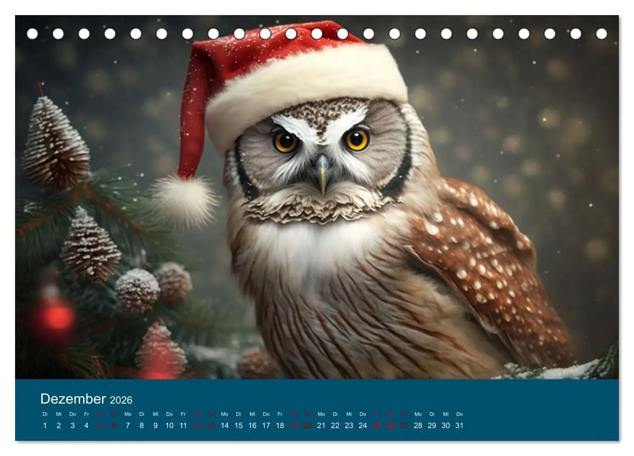 Bild: 9783457538579 | Eule gut... alles gut! (Tischkalender 2026 DIN A5 quer), CALVENDO...