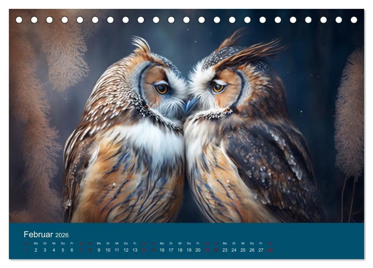 Bild: 9783457538579 | Eule gut... alles gut! (Tischkalender 2026 DIN A5 quer), CALVENDO...