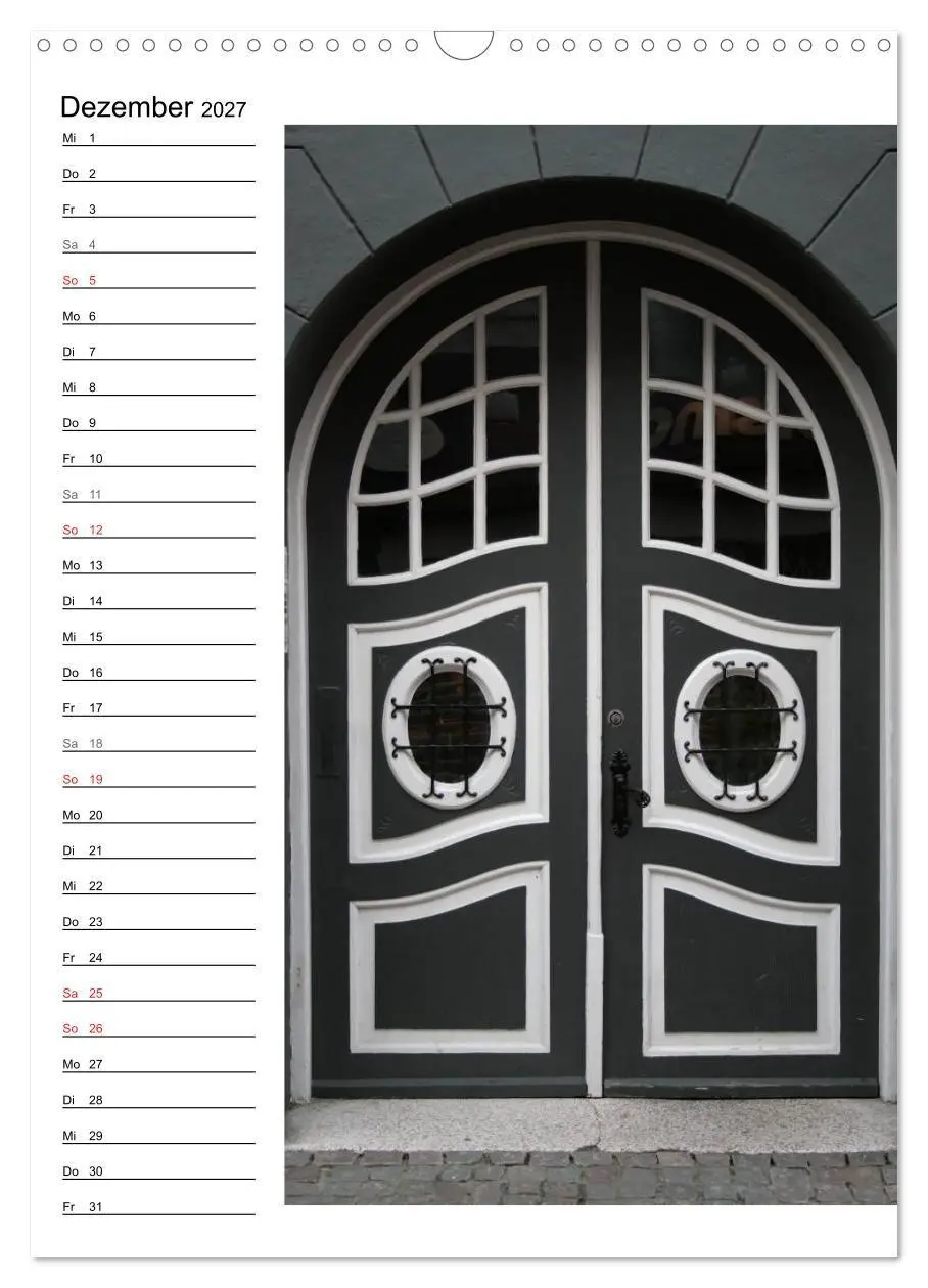 Bild: 9783569958579 | Alte Dänische Türen (Wandkalender 2027 DIN A3 hoch), CALVENDO...