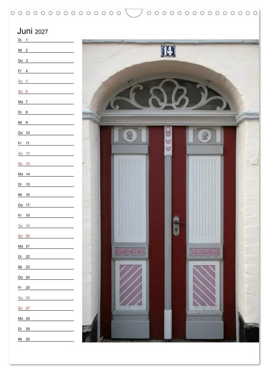Bild: 9783569958579 | Alte Dänische Türen (Wandkalender 2027 DIN A3 hoch), CALVENDO...