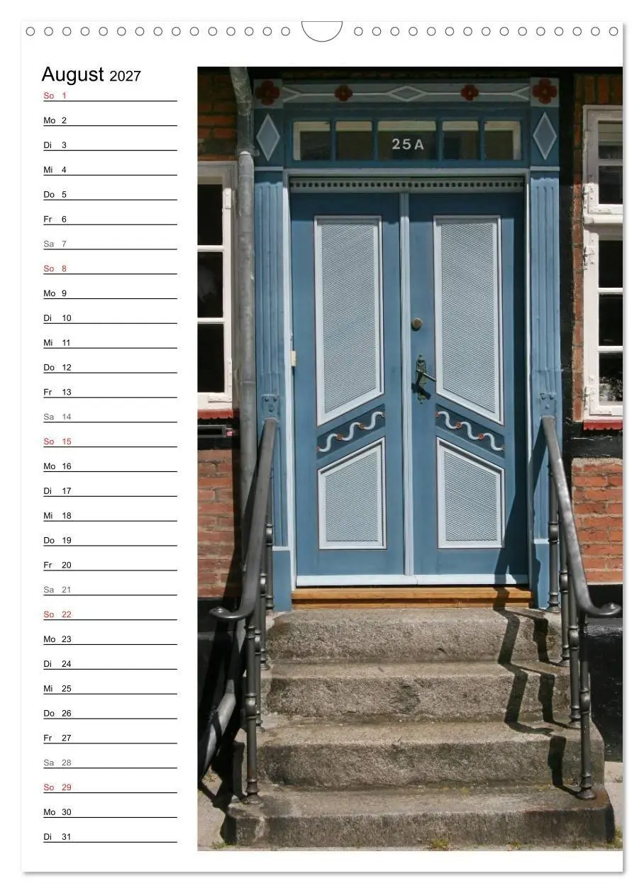 Bild: 9783569958579 | Alte Dänische Türen (Wandkalender 2027 DIN A3 hoch), CALVENDO...