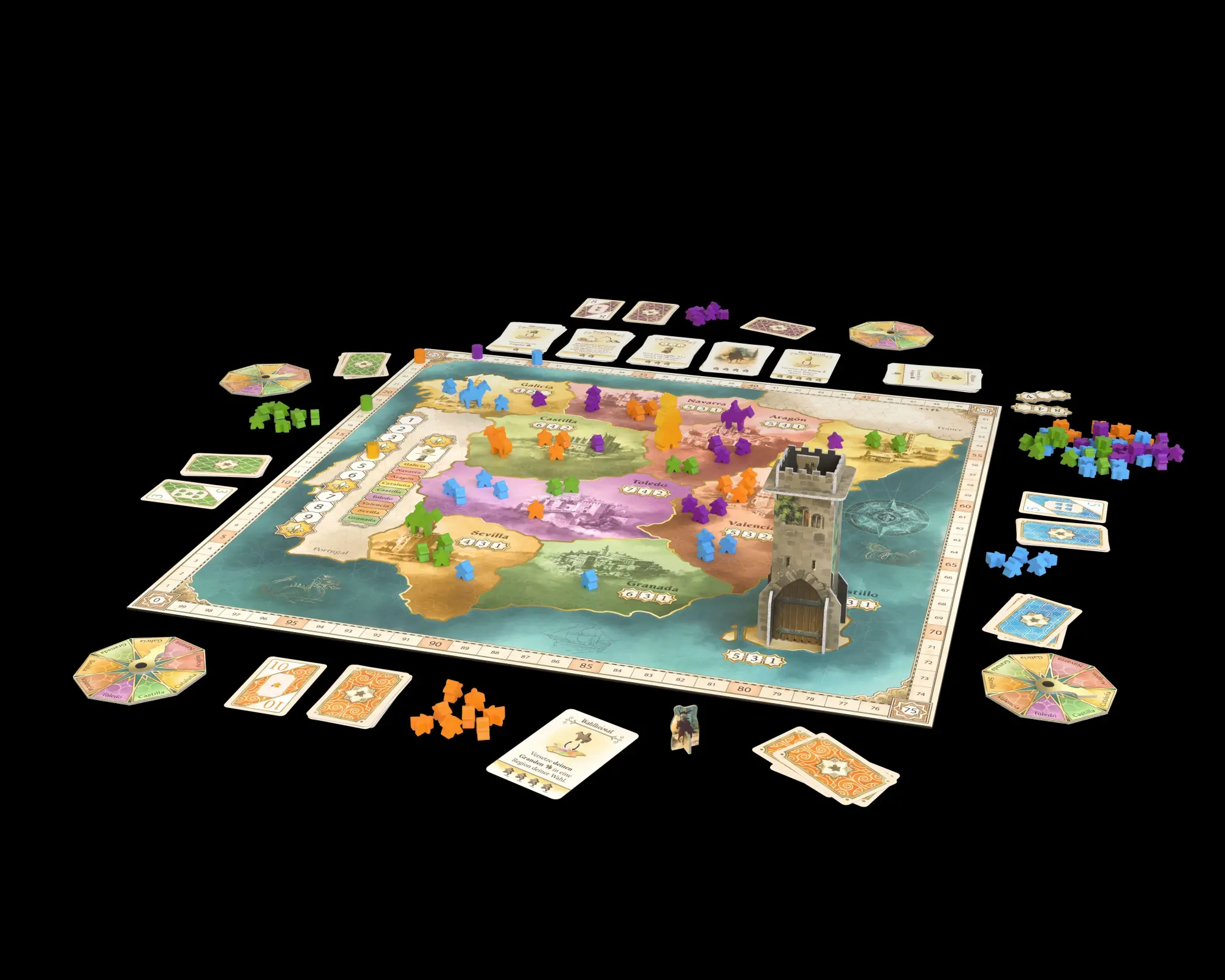 Bild: 4015566018679 | El Grande 2.0 | Wolfgang Kramer (u. a.) | Spiel | HIGD1024 | Deutsch