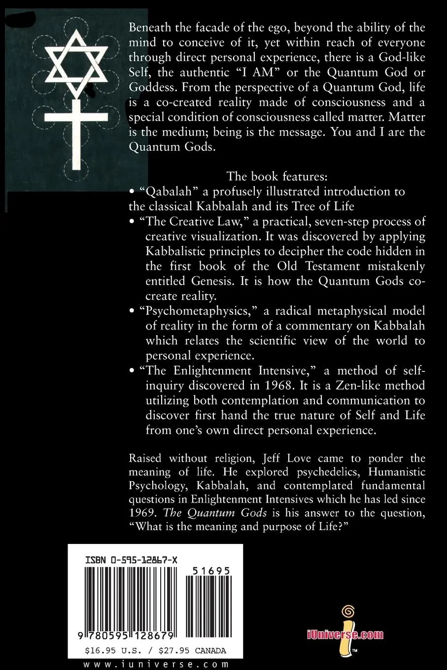 Rückseite: 9780595128679 | The Quantum Gods | The Origin and Nature of Matter and Consciousness