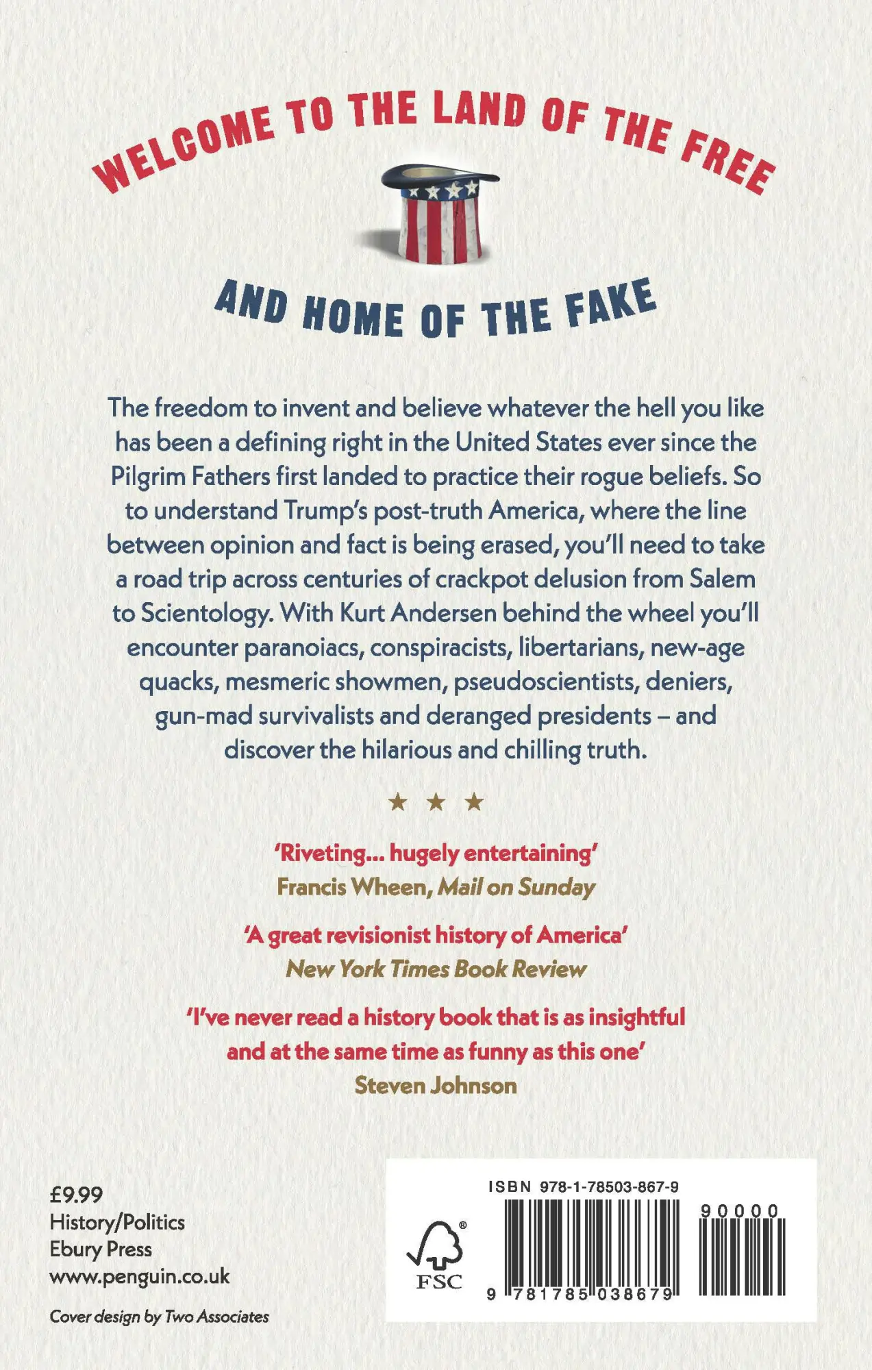 Rückseite: 9781785038679 | Fantasyland | How America Went Haywire: A 500-Year History | Andersen