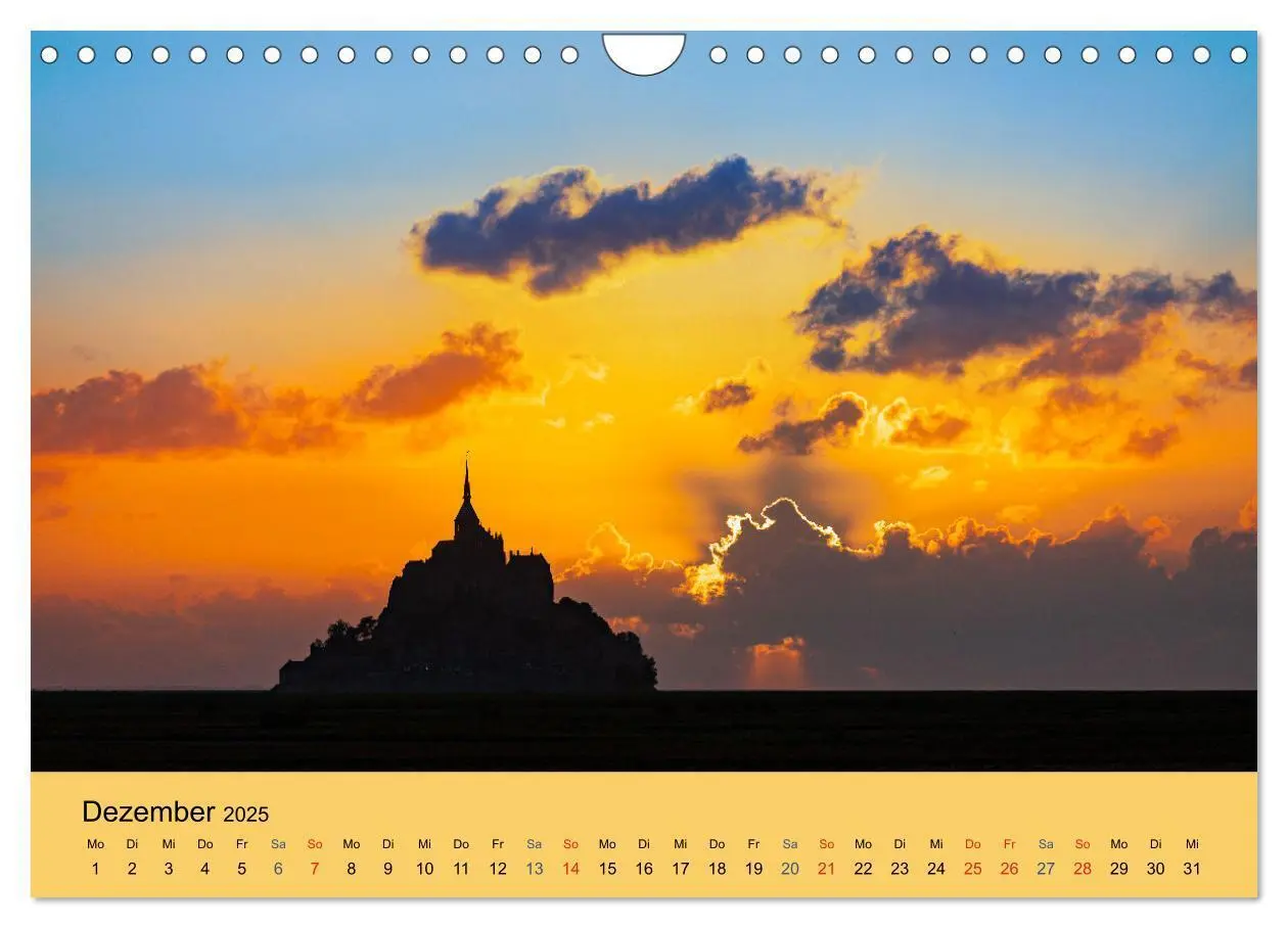 Bild: 9783435748679 | Sonnenuntergänge an der Atlantikküste (Wandkalender 2025 DIN A4...