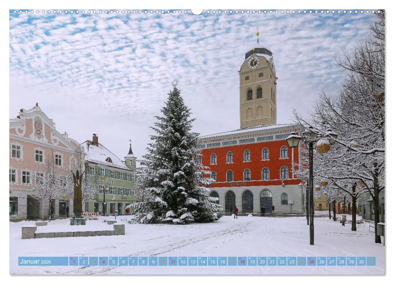Bild: 9783457768679 | Herzogstadt Erding (Wandkalender 2026 DIN A2 quer), CALVENDO...
