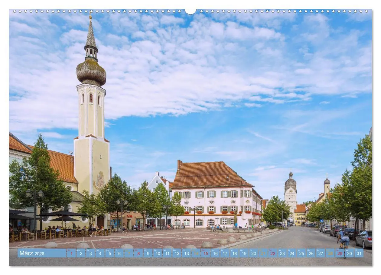Bild: 9783457768679 | Herzogstadt Erding (Wandkalender 2026 DIN A2 quer), CALVENDO...