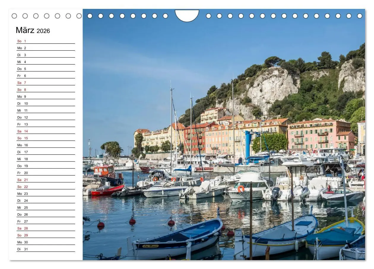 Bild: 9783457908679 | NIZZA Idyllische Impressionen (Wandkalender 2026 DIN A4 quer),...