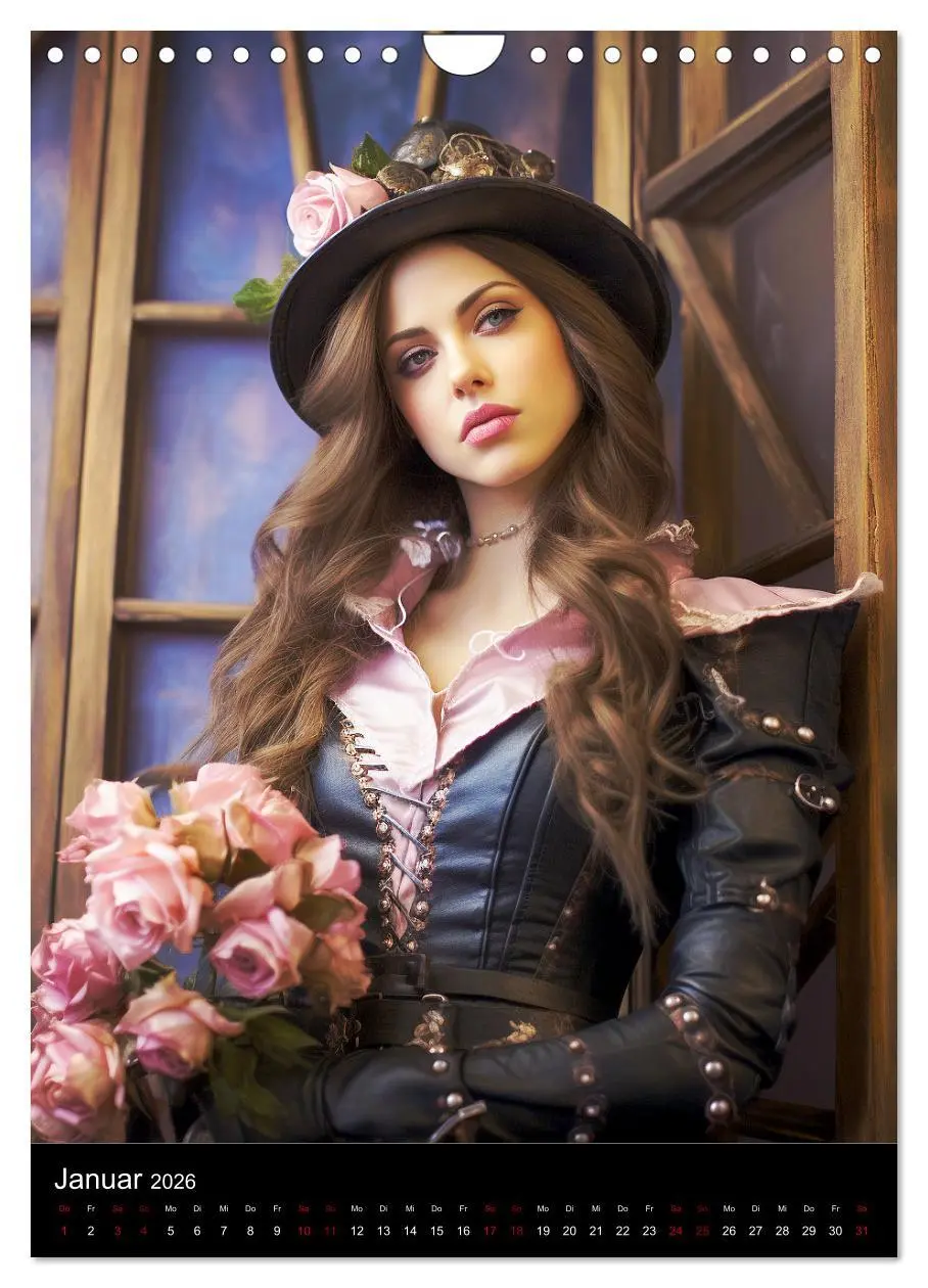 Bild: 9783516308679 | Steampunk. Faszinierend schöne Frauenportraits (Wandkalender 2026...