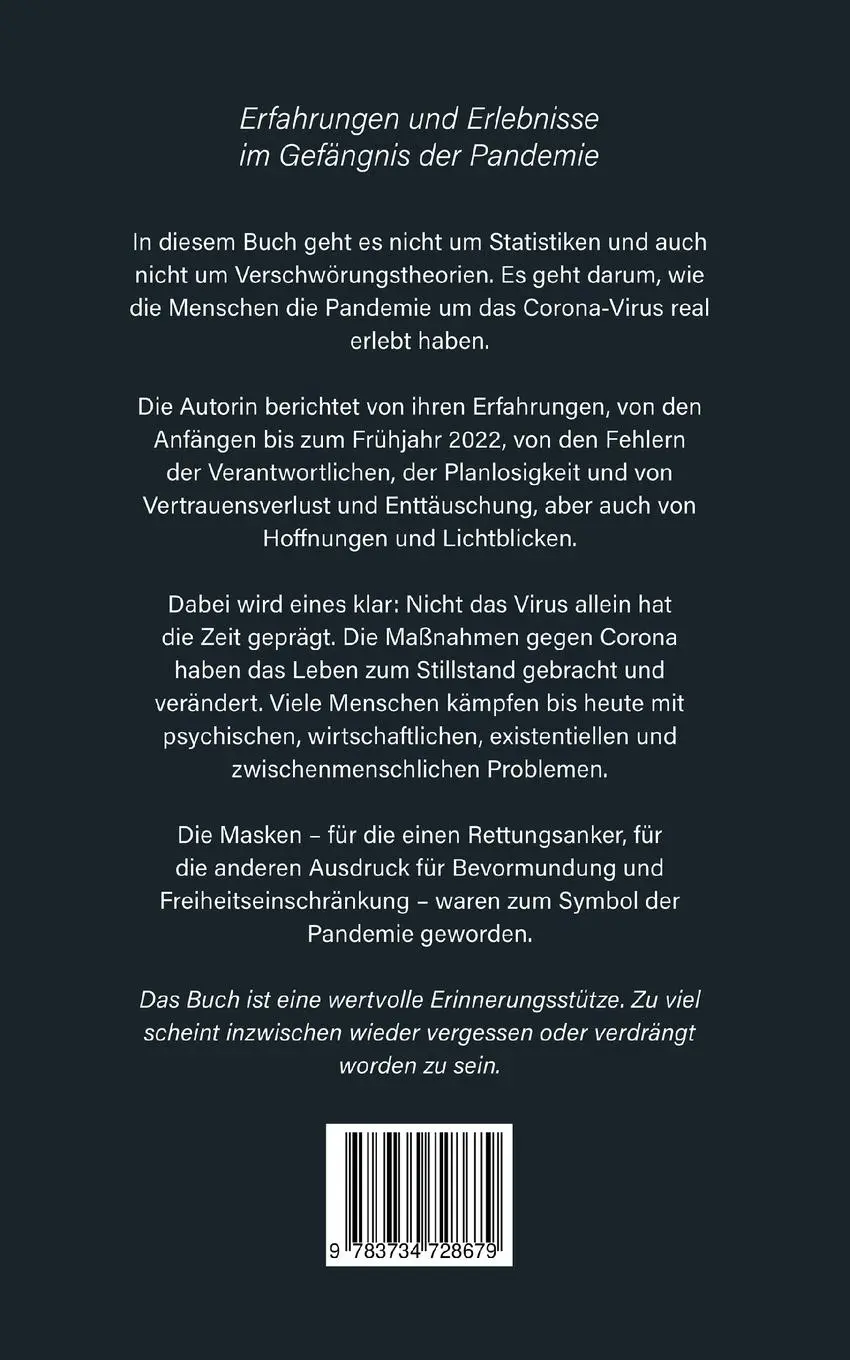Rückseite: 9783734728679 | Corona Time-out | Ein Blick auf die Zeit, als unser Leben stillstand