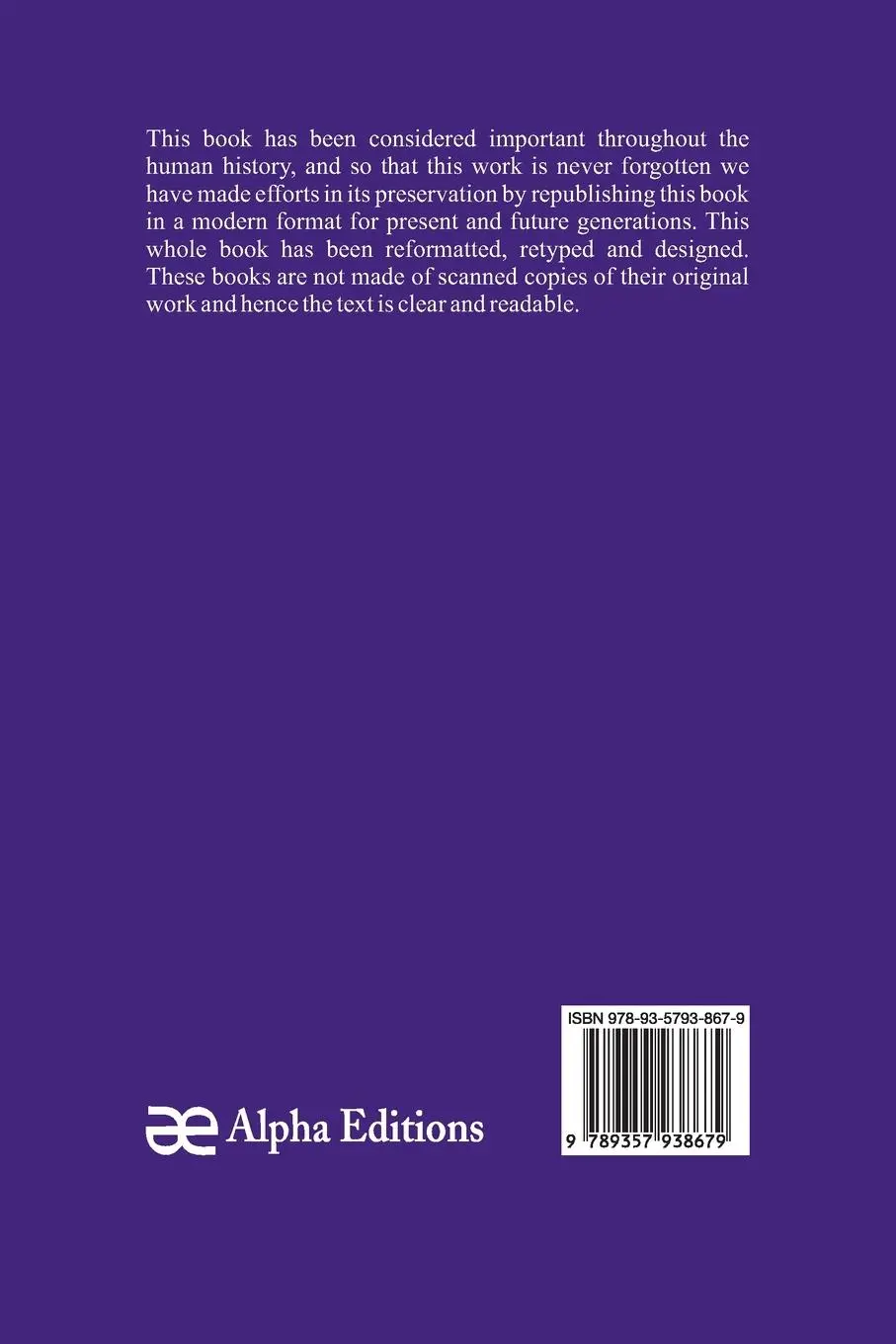 Rückseite: 9789357938679 | A Short History of Monks and Monasteries | Alfred Wesley Wishart