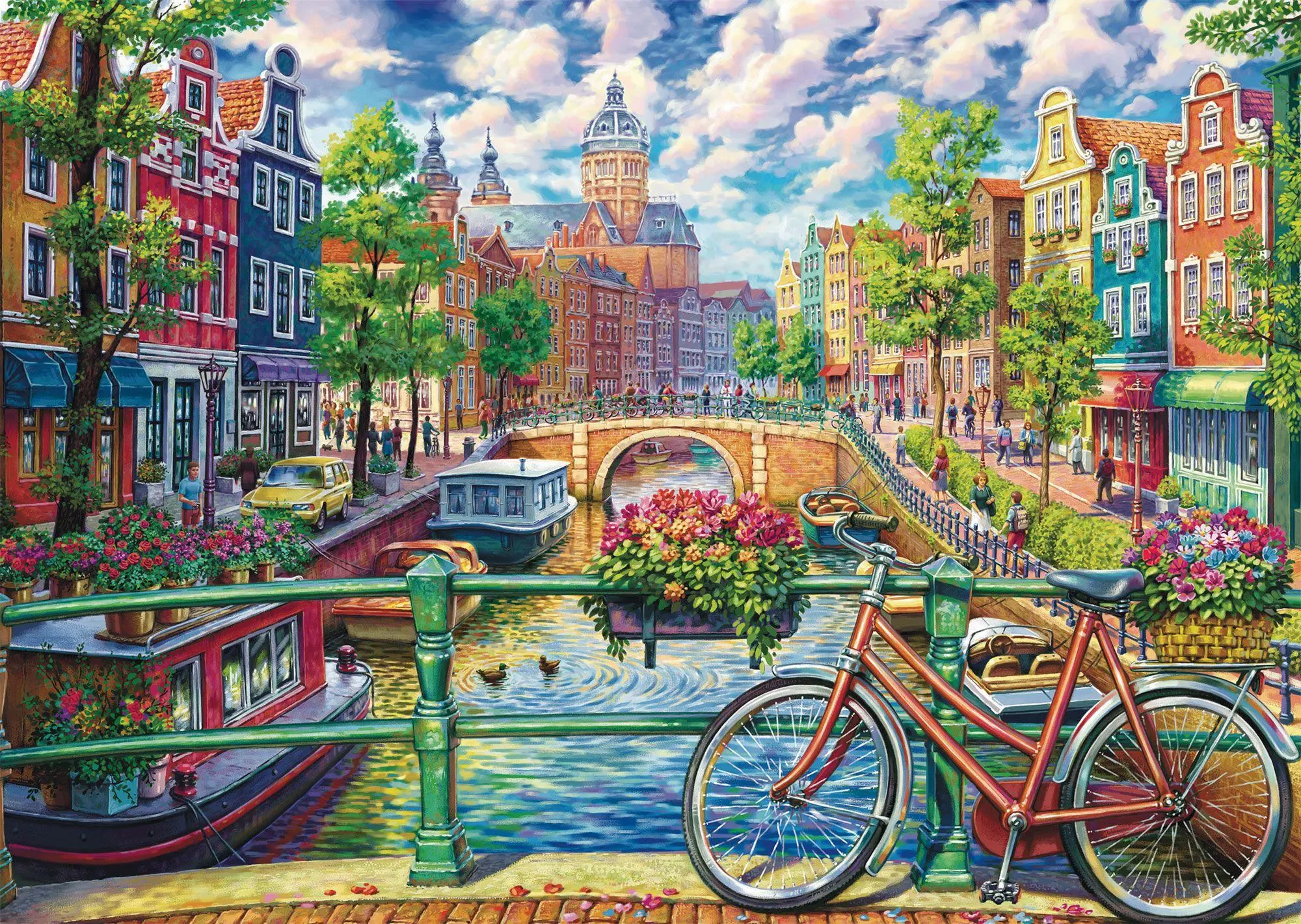 Bild: 4001504588779 | Amsterdamer Grachtenzauber | Puzzle Standard 1000 Teile | Spiel | 2025