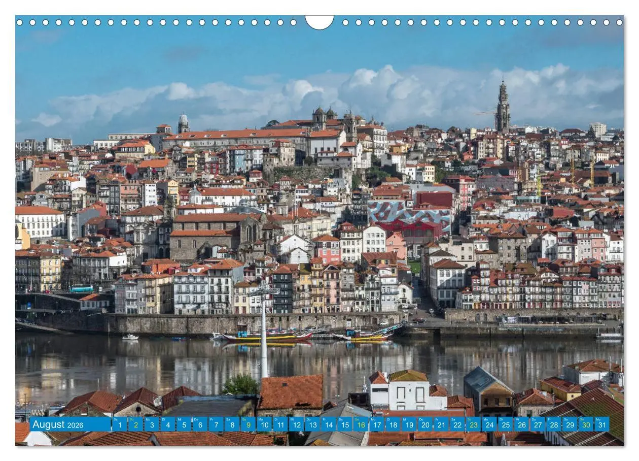 Bild: 9783457828779 | Porto &amp; das Douro-Tal (Wandkalender 2026 DIN A3 quer), CALVENDO...