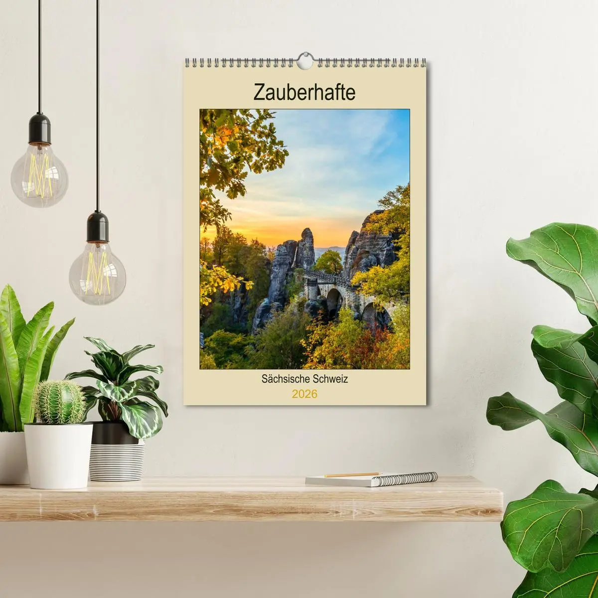 Bild: 9783516398779 | Zauberhafte Sächsische Schweiz (Wandkalender 2026 DIN A3 hoch),...