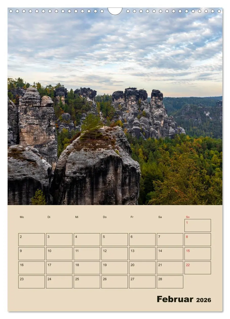 Bild: 9783516398779 | Zauberhafte Sächsische Schweiz (Wandkalender 2026 DIN A3 hoch),...