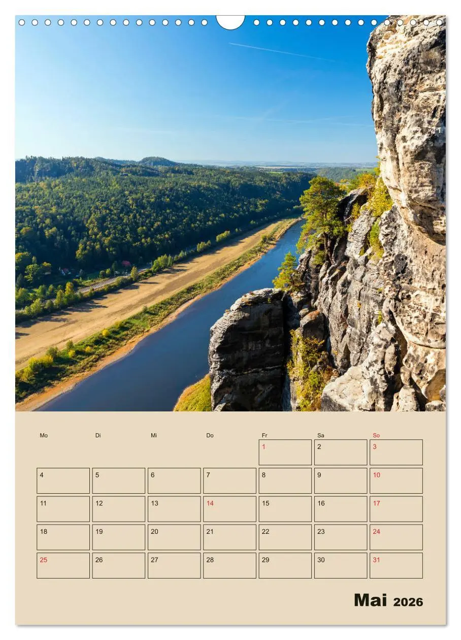 Bild: 9783516398779 | Zauberhafte Sächsische Schweiz (Wandkalender 2026 DIN A3 hoch),...