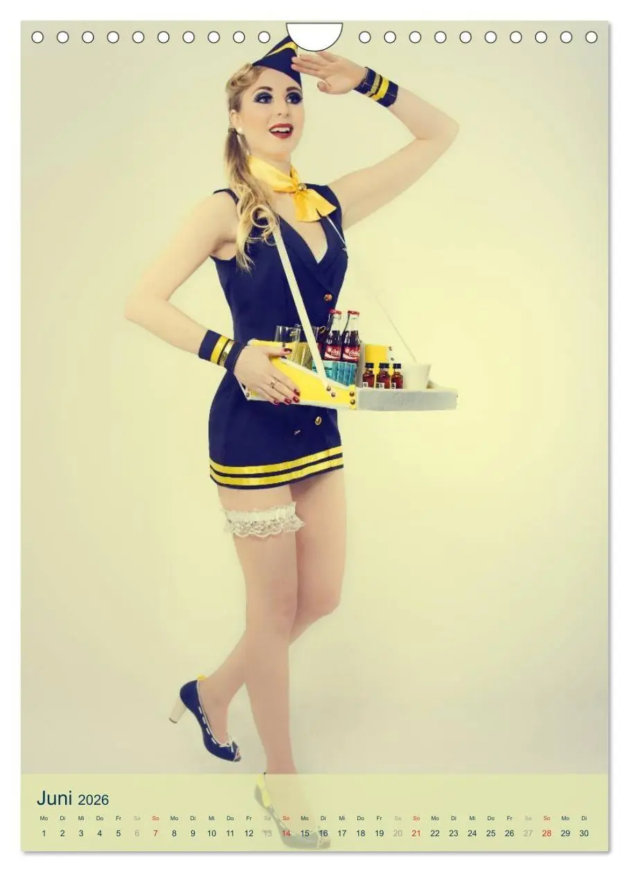 Bild: 9783516468779 | PinUp Girls 50er Jahre (Wandkalender 2026 DIN A4 hoch), CALVENDO...