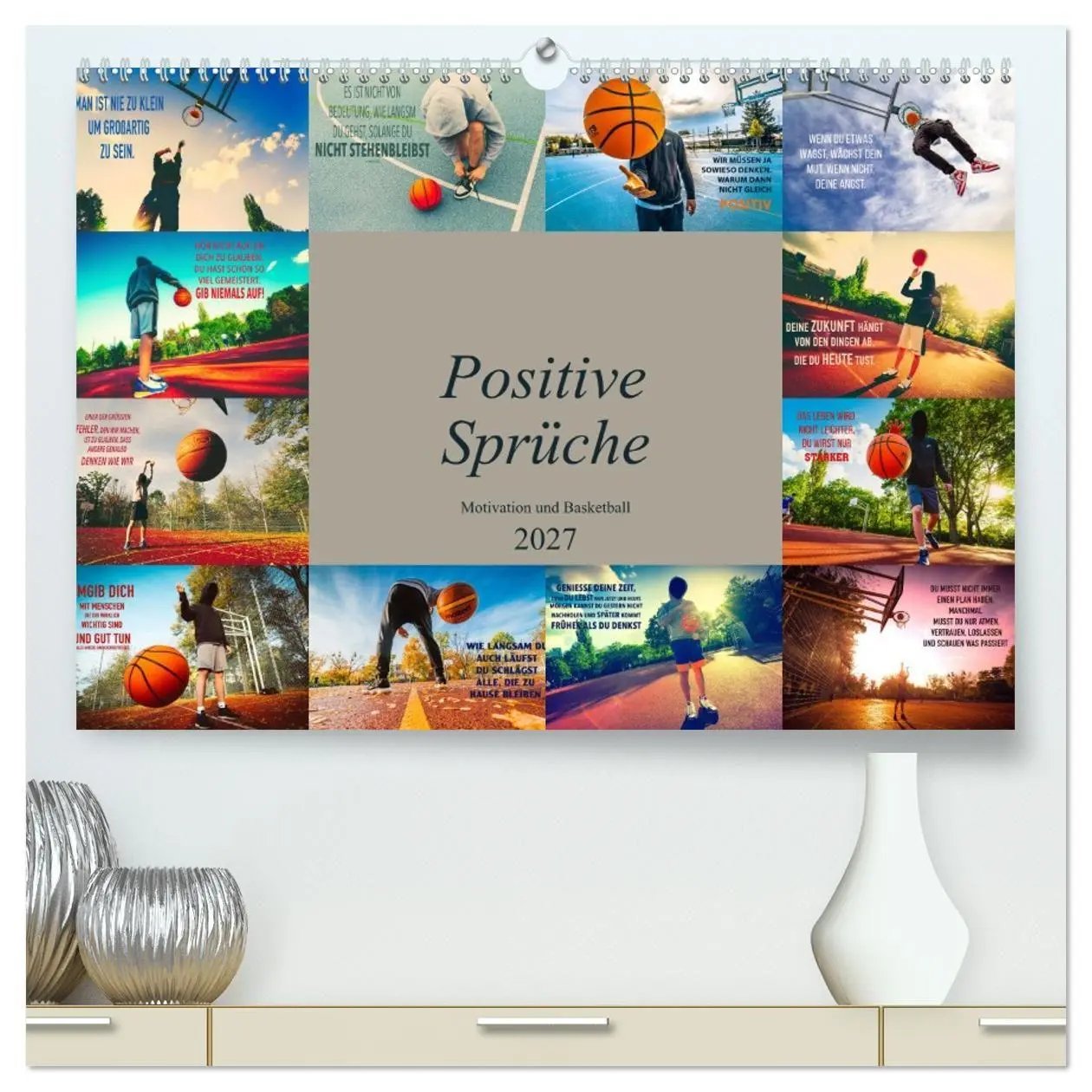 Cover: 9783569558779 | Positive Sprüche - Motivation und Basketball (hochwertiger Premium...