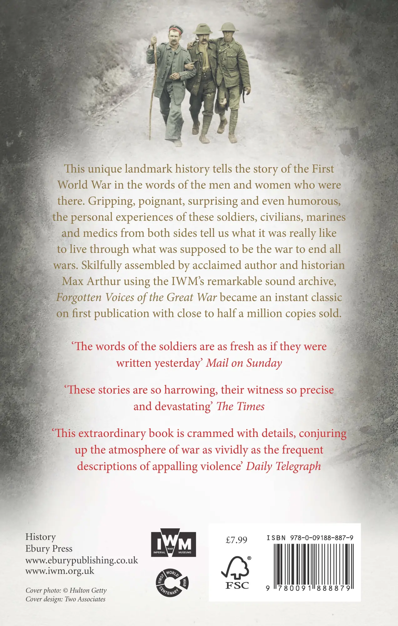 Rückseite: 9780091888879 | Forgotten Voices Of The Great War | Max Arthur | Taschenbuch | 2003