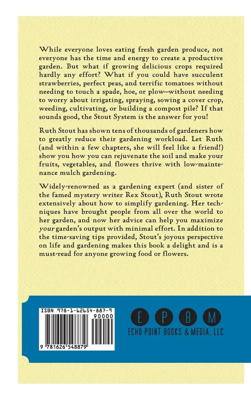Rückseite: 9781626548879 | Gardening Without Work | For the Aging, the Busy, and the Indolent