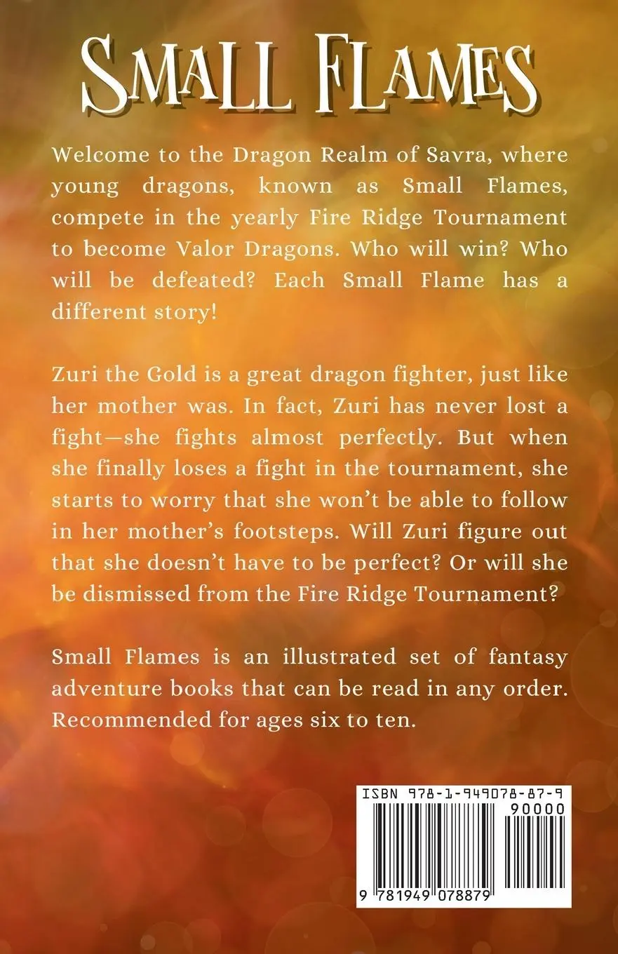 Rückseite: 9781949078879 | Small Flames Zuri the Golden Dragon | A. M. Luzzader | Taschenbuch