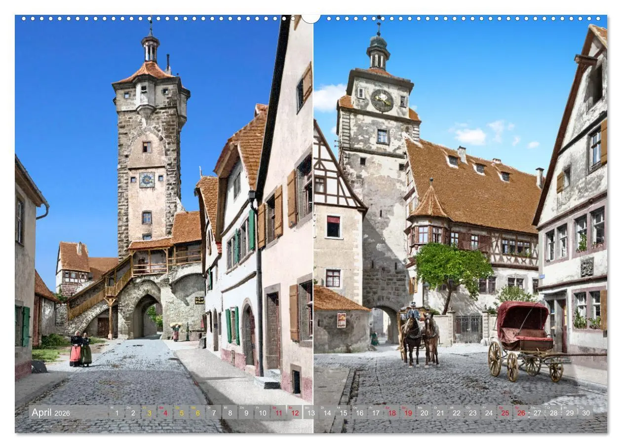 Bild: 9783457818879 | Rothenburg ob der Tauber um das Jahr 1900 - Fotos neu koloriert...