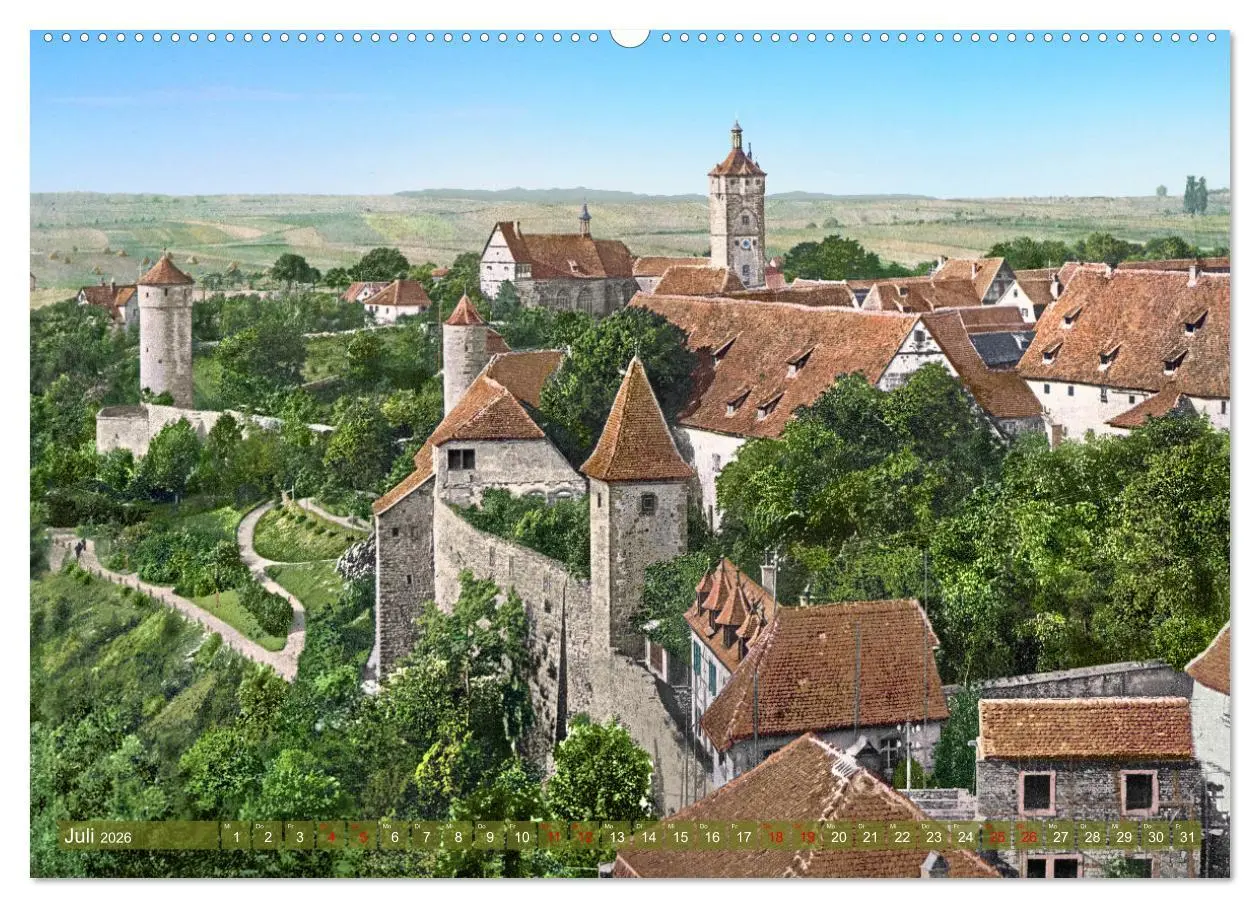 Bild: 9783457818879 | Rothenburg ob der Tauber um das Jahr 1900 - Fotos neu koloriert...