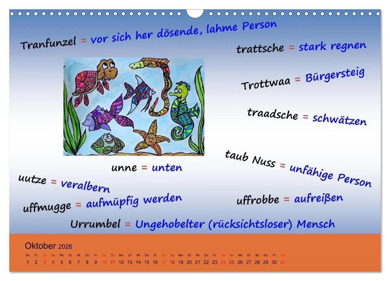 Bild: 9783457988879 | De Hessisch-Kalenner - hessisch babbele lerne in aam Johr...