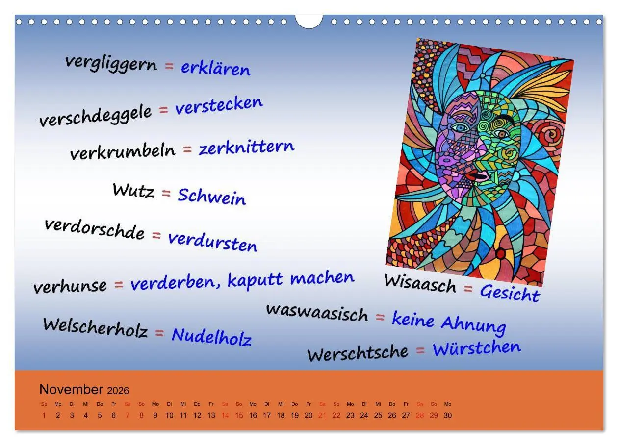 Bild: 9783457988879 | De Hessisch-Kalenner - hessisch babbele lerne in aam Johr...